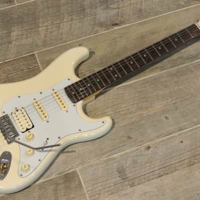 1980's Series 10 by Bently Stratocaster- HSS - White with Matching Head- Clean! image 1