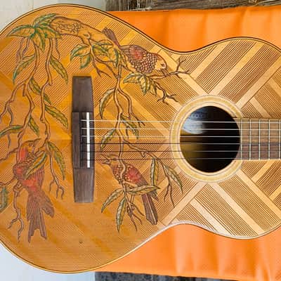 Blueberry NEW IN STOCK Classical Nylon String Guitar - Alaskan Spruce and Mahogany image 4