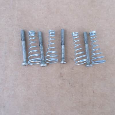 Vintage 1960s Teisco Guitar Pickup Adjustment Screws & Springs Kent Kawai Aria image 2
