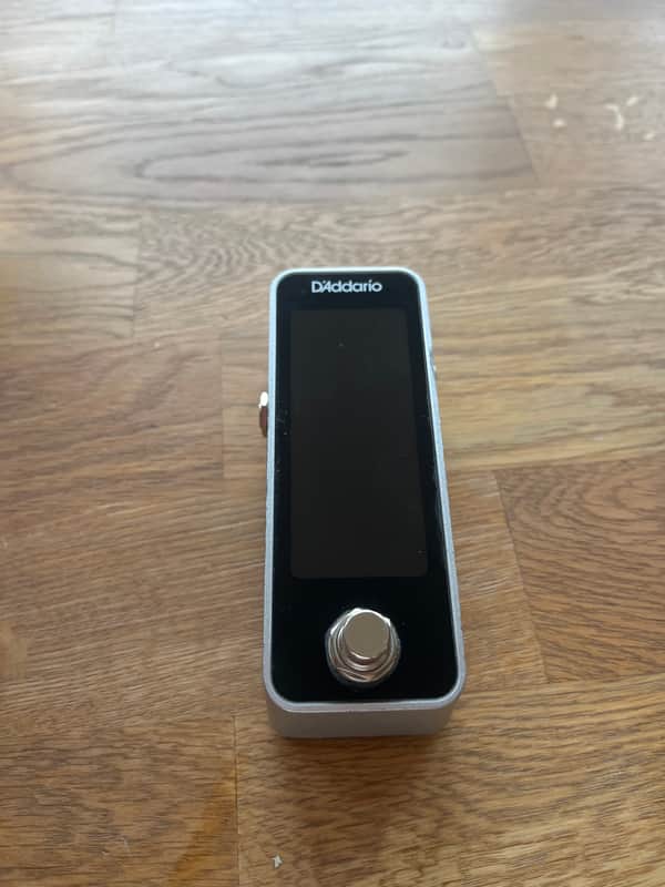 D'Addario PW-CT-20 Chromatic Pedal Tuner 2017 - Present - Black / Silver image 1