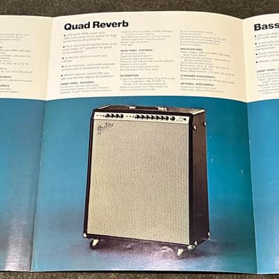 Fender New Product Brochure 1970’s imagen 3
