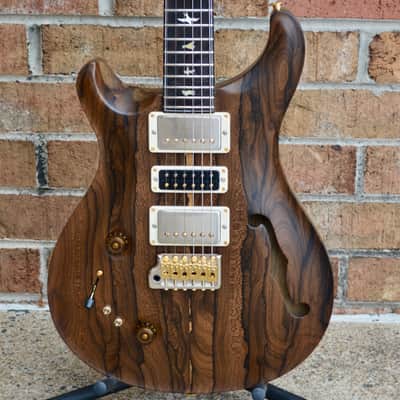 PRS Special Semi-Hollow Lefty Private Stock Ziricote // Black Limba // Brazilian Rosewood image 1