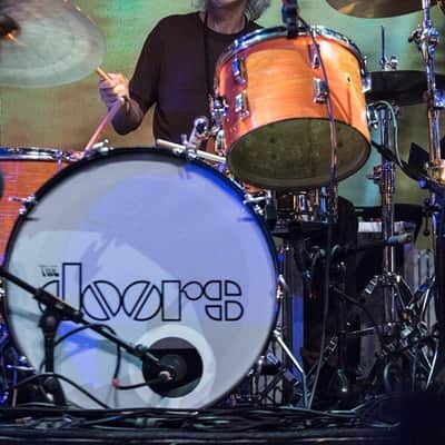 Ludwig The Doors, John Densmore, Robbie Krieger Played Ludwig 22,13,16,5×14 Supraphonic. Documented!! 1968 - Mod Orange image 3