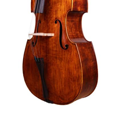 Gamba Double Bass 3/4 Antique Style - Hand-Made in Romania #15 image 13