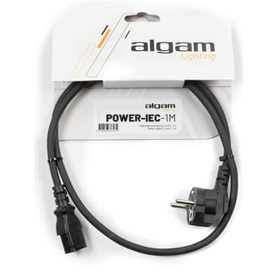 Algam Lighting POWER-IEC-1M Cavo Alimentazione CE/VDE image 1