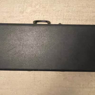 Vintage 1970’s Fender USA Mustang Guitar Case Black Exterior w Maroon Interior Fits Tele Strat image 1