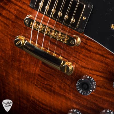 Gibson Custom Shop Made 2 Measure Les Paul Custom Figured Orange Widow 9.14 #CS600373 image 13