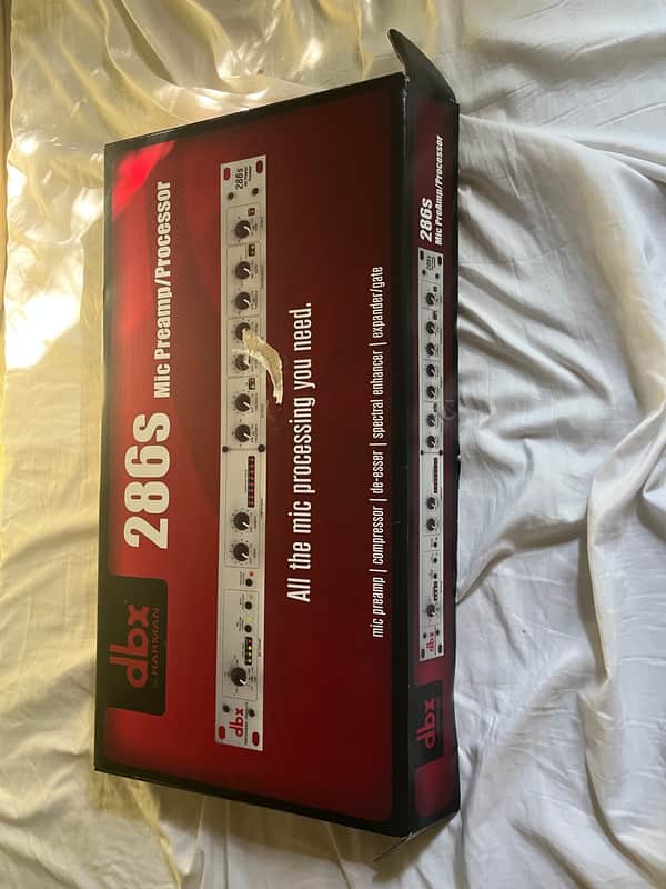 dbx 286s Microphone Preamp Processor 2010s - Silver image 1