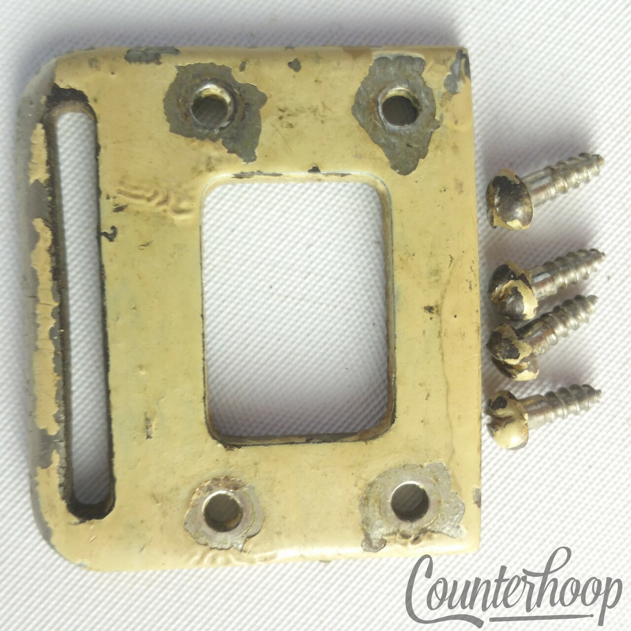 Leedy Snare Drum Marching Harness Wood Hoop Attachment Vintage 10s Mount Nickel — main photograph