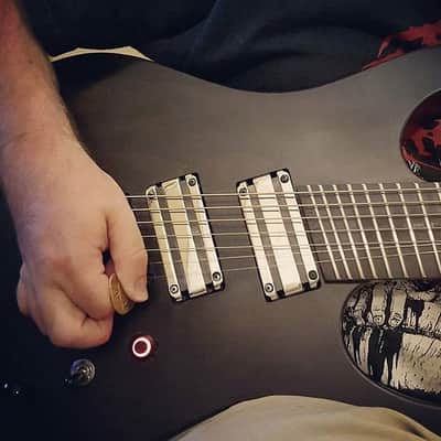 Guitar Kill Switch, Black Stealth (RED) LED, Premium Guitar-Killswitch by IRON AGE image 6