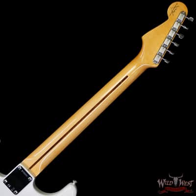 2023 Fender Custom Shop Vintage Custom 1955 Hardtail Stratocaster Time Capsule Package Aged White Blonde 7.30 lbs image 5
