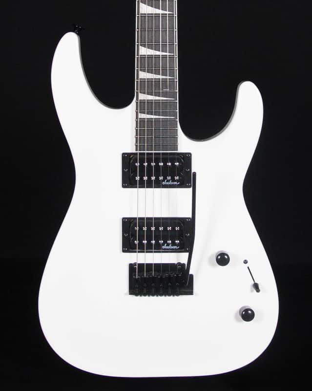 Jackson JS Series Dinky Arch Top JS22 DKA, Amaranth FB, Snow White image 1