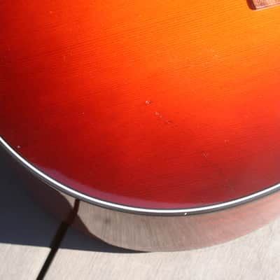 2009 Yairi "Gibson LG-3 style" G-1F Acoustic Guitar Sunburst+Original Hard Case and more image 8