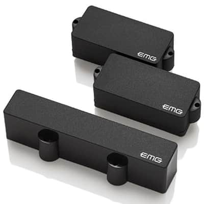 EMG PJ Active Bass Pickup set - black - New