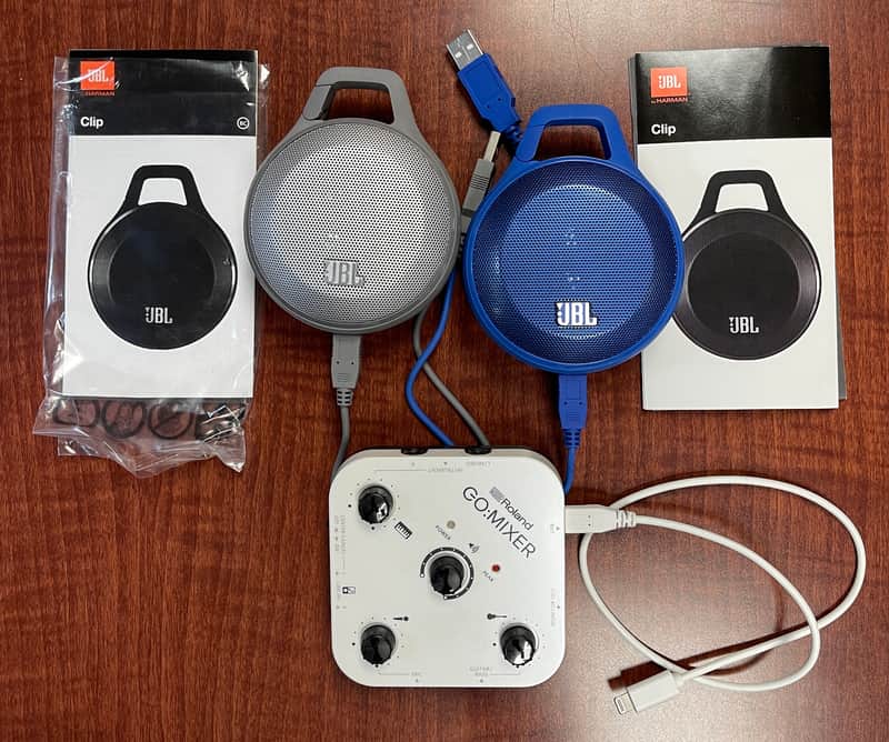 Roland GO:MIXER,  2 - JBL CLIP SPEAKERS image 1