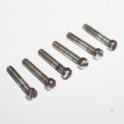 Vintage 1970's Gibson Patent Number Pickup Pole Pieces Chrome image 1