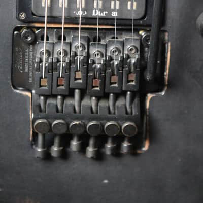1989 Kramer ProAxe Standard Distressed Matte Black SEE DESCRIPTION image 3
