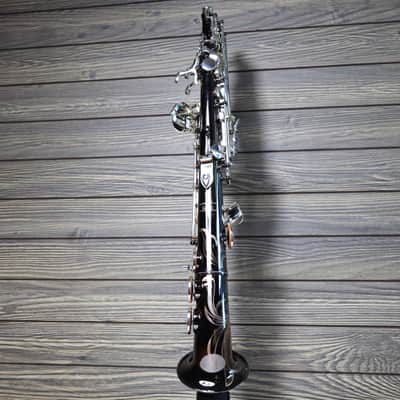 Cannonball Big Bell Stone Series Arc Soprano Sax Black with Silver Keys - SA5-BS image 9