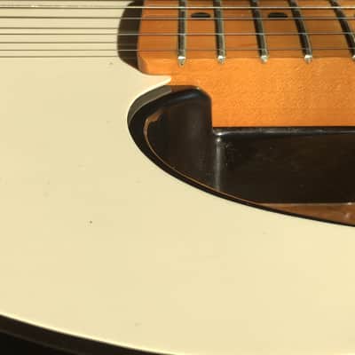 Made in USA Parchment 1-Ply ‘59 Esquire Tele Telecaster Fender Guitar Pickguard Light NOS Relic image 4