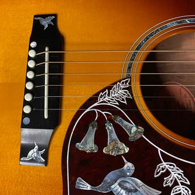 NEW! Gibson Hummingbird Custom Koa - Dealer Select - Autumnburst - Authorized Dealer - Custom Shop - 4.75 lbs - G07701 image 6