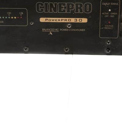 Cinepro PowerPro 30 - Balanced AC Power - Conditioner Early 2000s - Black image 2