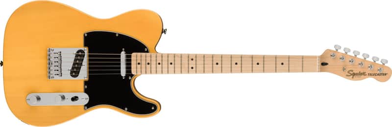 Fender Squier Affinity Telecaster, Maple Fingerboard, Butterscotch Blonde image 1