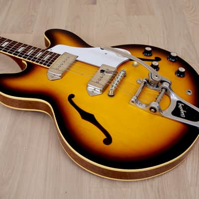 1998 Epiphone Elitist '64 Casino Sunburst Near Mint w/ Bigsby & Case, Japan Terada, McCartney Spec image 12