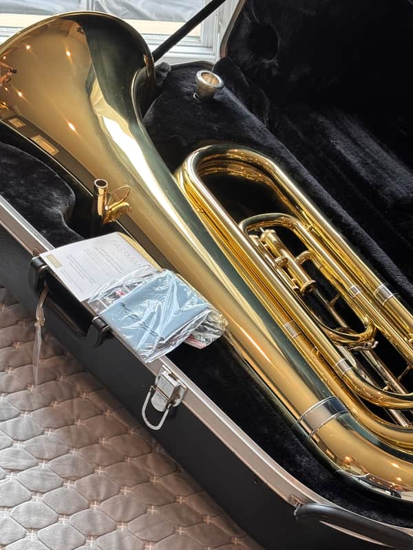 Andreas Eastman EBB-231 3/4 Tuba Rolling Cade and Moc image 1