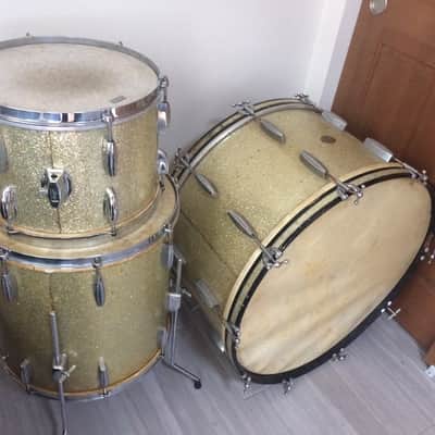 Slingerland Radio King 1946-48 Gold Sparkle image 2