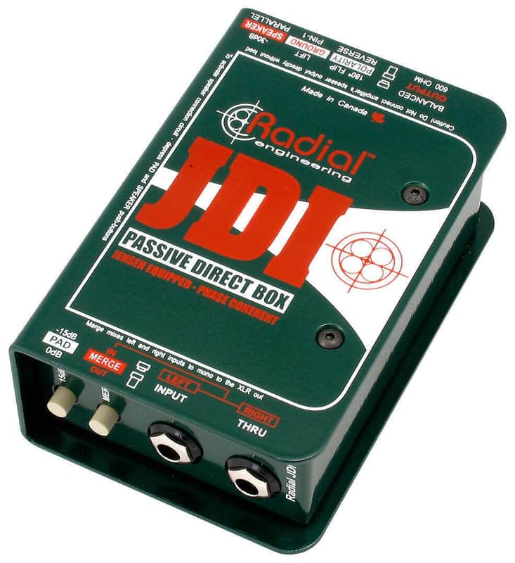 Radial JDI MK3 Passive DI Direct Box w Jensen Transformer (Open Box) image 1
