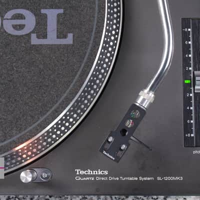 Technics SL-1200MK3 Black Direct Drive Turntable in Very Good condition image 7