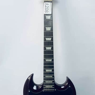J&D Red Guitar Body with Maple Neck, Rosewood Fingerboard image 8