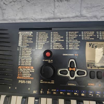 Yamaha  PSR-195 61-Key Keyboard VIntage 1990s image 2
