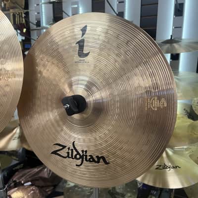 ZILDJIAN ILH14HP 14" I HIHAT PAIR TOP 969G BOTTOM 1160G - FLOOR MODEL image 3