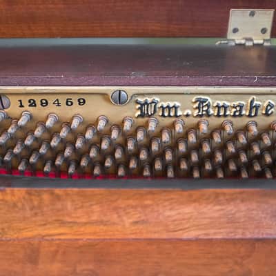 Wm. Knabe Upright Piano Mignonette 1942 Walnut image 8