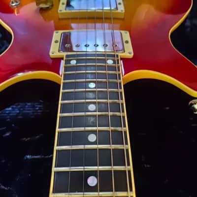 Greco MRn-140R 2014 Red Sunburst with premium Greco Hard Case image 7