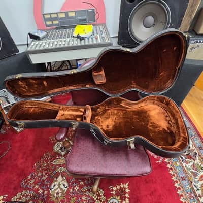 Gibson SG Guitar Hard Case Brown Lined 1970s image 10