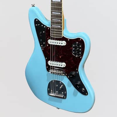 Fender Squier Classic Vibe '70s Jaguar FSR Limited-Edition Electric Guitar - Daphne Blue image 3