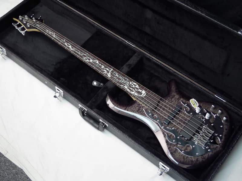 Traben Phoenix 5-string BASS guitar new w/ Case - Black Shadow