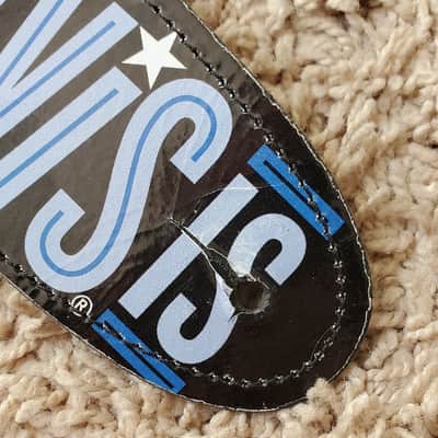 Perri’s Leathers P25EPV-839 Elvis Presley 2007 Black Guitar Strap image 6