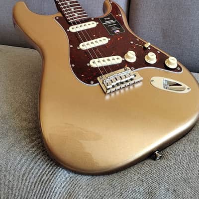 Fender Limited American Professional II Stratocaster® Firemist Gold, Full Rosewood Neck (2021) image 13