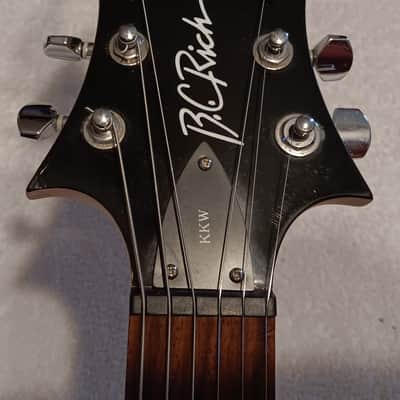 B.C. Rich Kerry King Signature Warlock - Black/Red Flame image 9