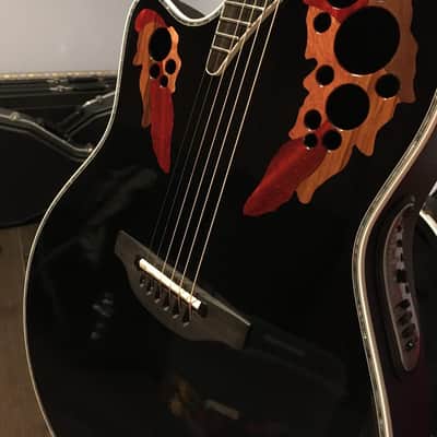 Ovation Custom Elite C1778-5L LX Custom Shop Left Handed 2017 Black USA image 21