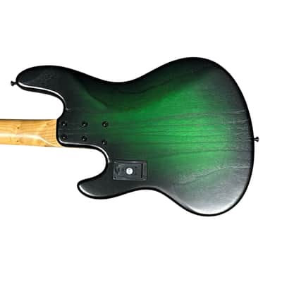 Sandberg Cal. TM-4 Superlight, Green Burst with Roasted Maple Neck/ Roasted BEM FB, Black Blocks *ON ORDER ETA MAY 2027* image 2