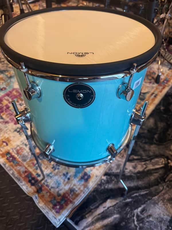 Lemon T950 Pro 13x13 Floor Tom - Blue Sparkle image 1