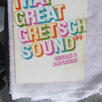 1968 Gretsch Guitar & Amplifiers Catalog Original Vintage Gretsch Catalog No. 33 With Photos White Falcon Country Gentleman Cool Case Candy image 7