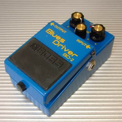 Early Model Boss BD-2 Blues Driver (Silver Label) 1995 - Present - Blue image 1