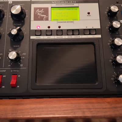 Moog Minimoog Voyager Signature Edition 44-Key Monophonic Synthesizer 2002 - Cherry Cabinet image 3