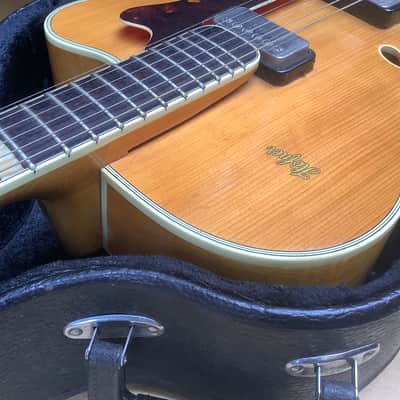 Hofner Vintage Jazz guitar archtop Made In Germany 50’s / 60’s / gorgeous flamed wood image 10