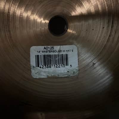 Zildjian 14" A Series Mastersound Hi-Hat Cymbals (Pair) 1998 - 2012 - Traditional image 4